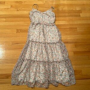 Lulus floral midi dress, size xs